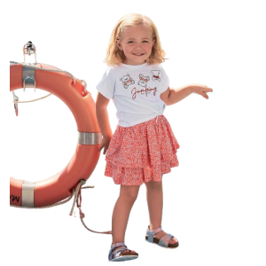 Compleu tricou si fusta pentru fete, I Do, 4.8726PV24ORG